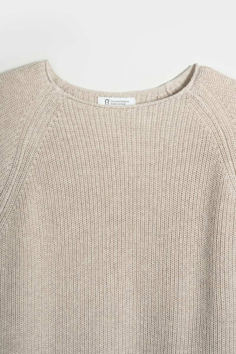 Maglia Uomo Cotone Rigenerato Francesco Beige