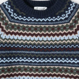 Maglione Uomo Lana Riciclata Stile Norvegese Fantasia Jacquard Armando  - Rifò Lab Moda circolare made in Italy