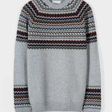Maglione Uomo Lana Riciclata Stile Norvegese Fantasia Jacquard Armando  - Rifò Lab Moda circolare made in Italy