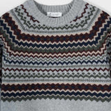 Maglione Uomo Lana Riciclata Stile Norvegese Fantasia Jacquard Armando  - Rifò Lab Moda circolare made in Italy