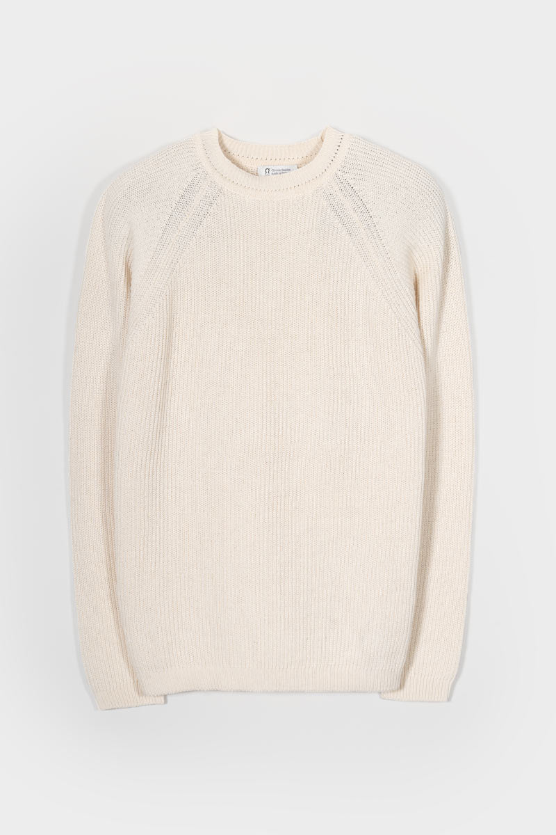 Maglia cotone uomo - Maglioncino di cotone uomo - Moda Circolare made in Itay Rifò