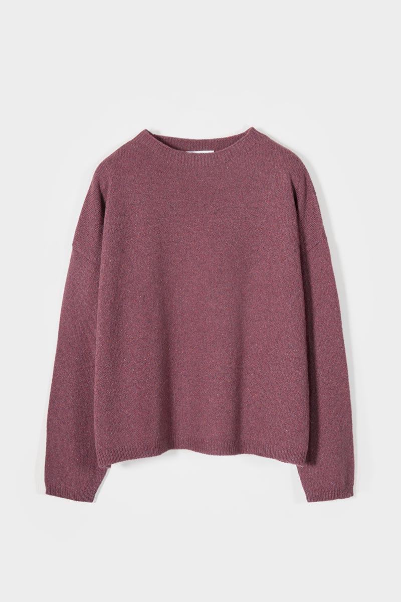 Maglione Oversize Donna Cashmere Lilla Marilena - Rifò
Rosso Marsala