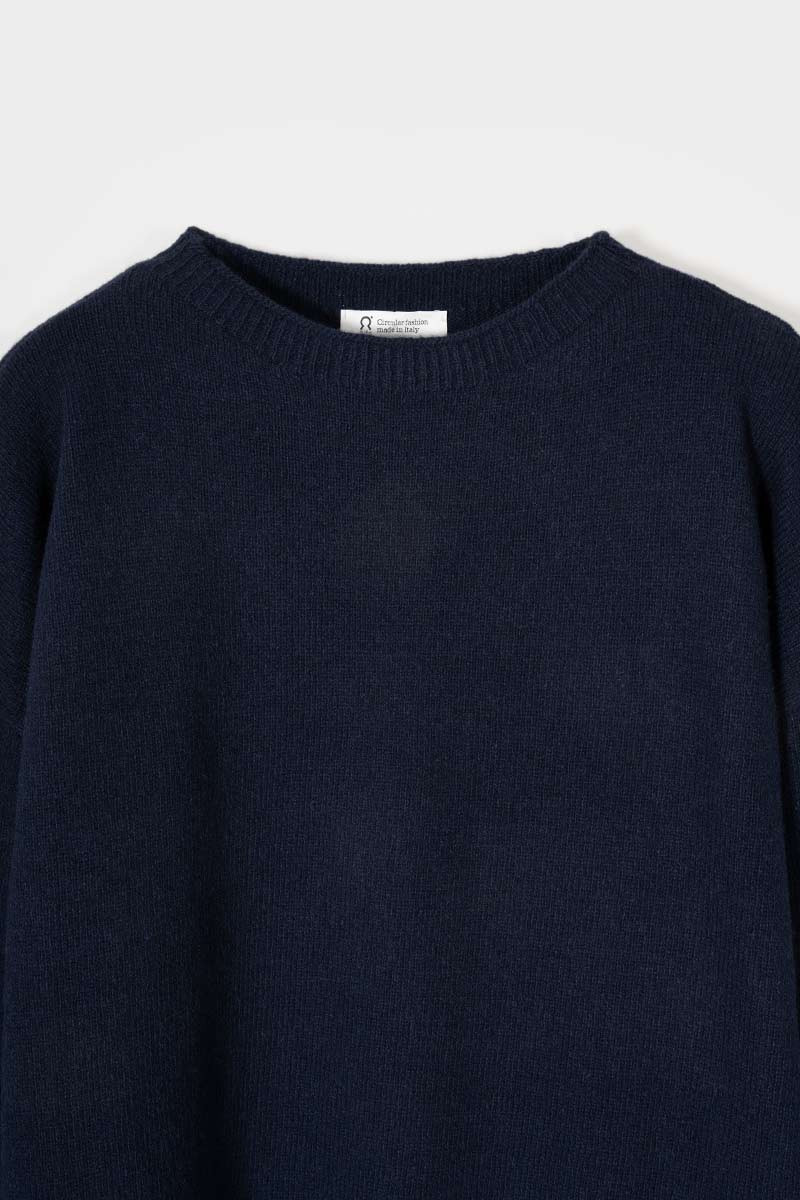 Maglione Oversize Donna Cashmere Lilla Marilena - Rifò
Blu Mora