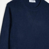 Blu Mora | Maglione uomo cashmere rigenerato paricollo