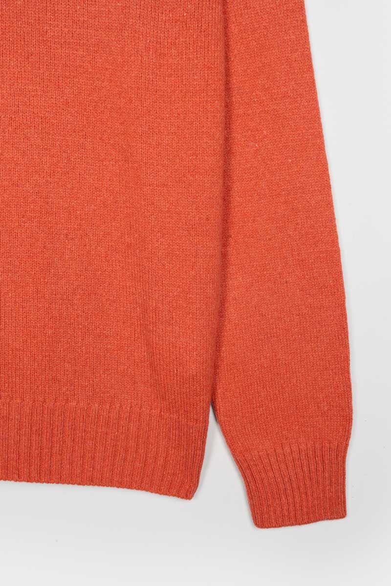 Maglia Uomo Cashmere Rigenerato Romeo Arancio Zucca