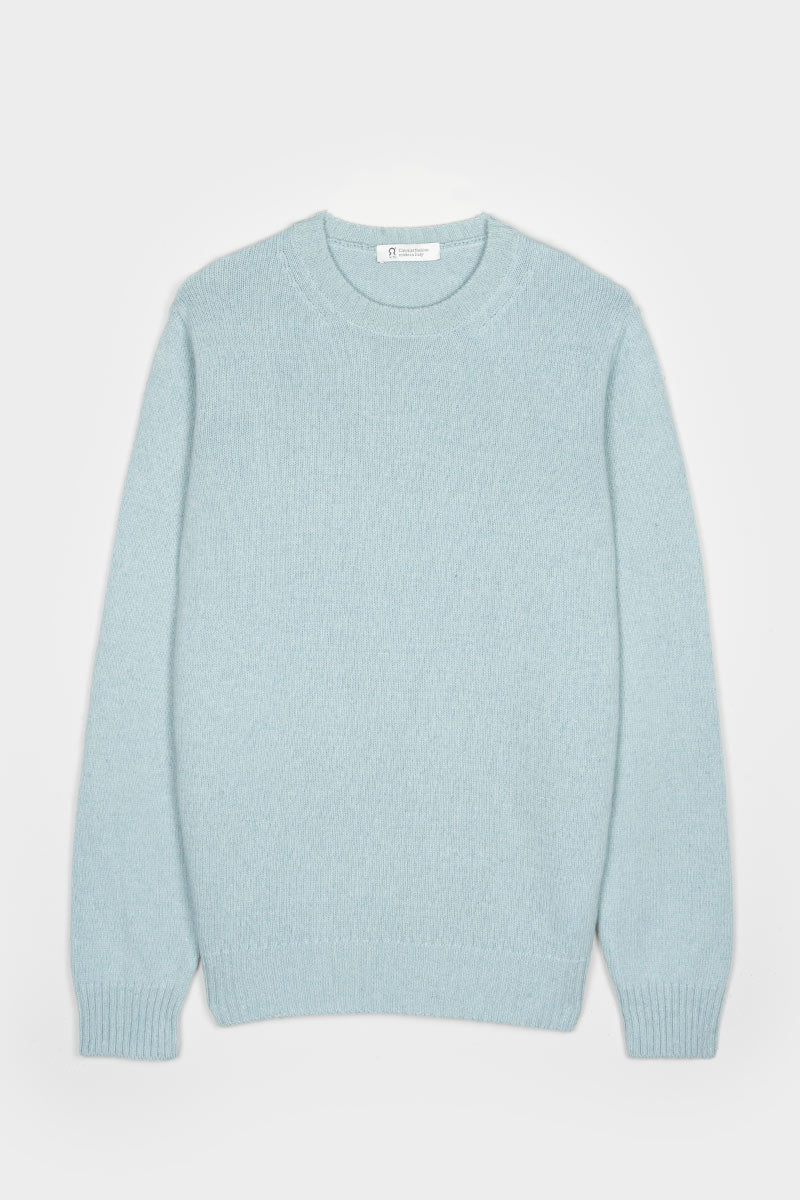 Maglia Uomo Cashmere Rigenerato Romeo Azzurro