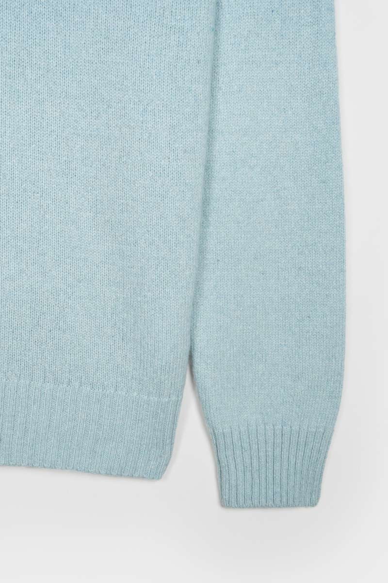 Maglia Uomo Cashmere Rigenerato Romeo Azzurro