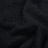 Nero Ardesia | Maglione uomo paricollo cashmere rigenerato