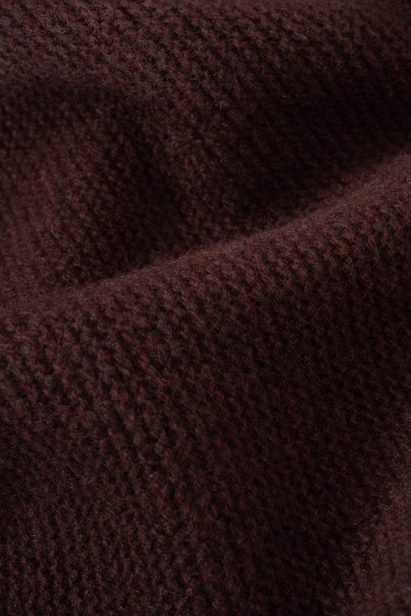 Maglia Girocollo Donna Cashmere Rigenerato Giulietta Marrone - Rifò Lab Moda circolare made in Italy