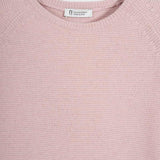 Maglia Girocollo Donna Cashmere Rigenerato Giulietta Rosa - Rifò Lab Moda circolare made in Italy