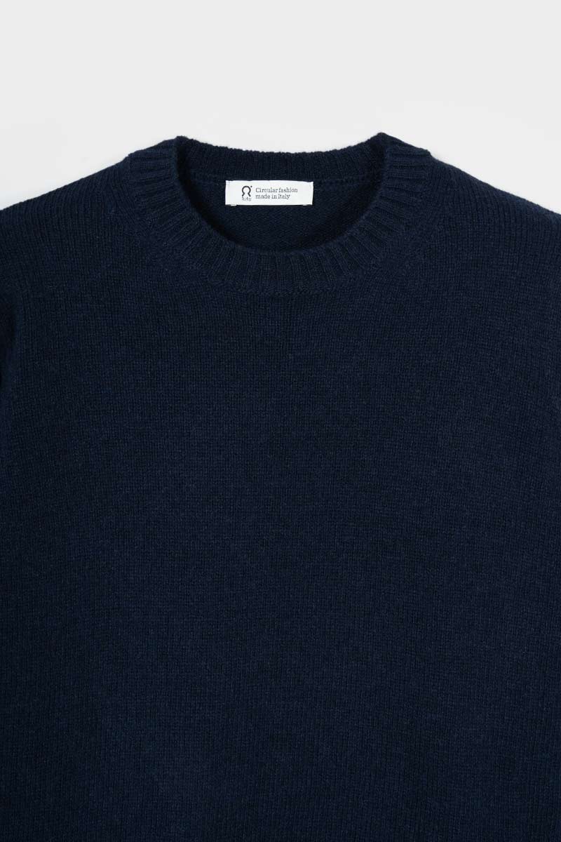 Blu Mora | Maglia Donna Lana Rigenerata Laura