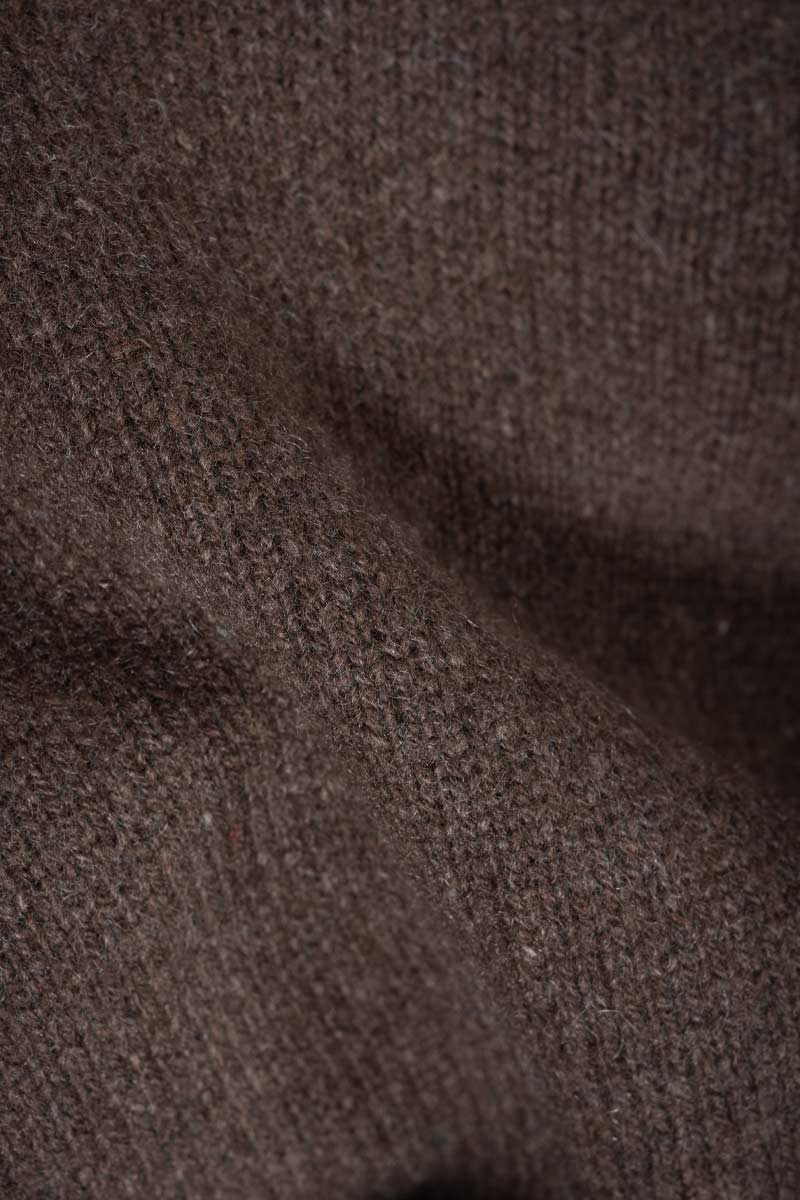 Maglione Cashmere Girocollo Uomo Romeo - Rifò Lab Moda circolare made in Italy
Marrone Corteccia