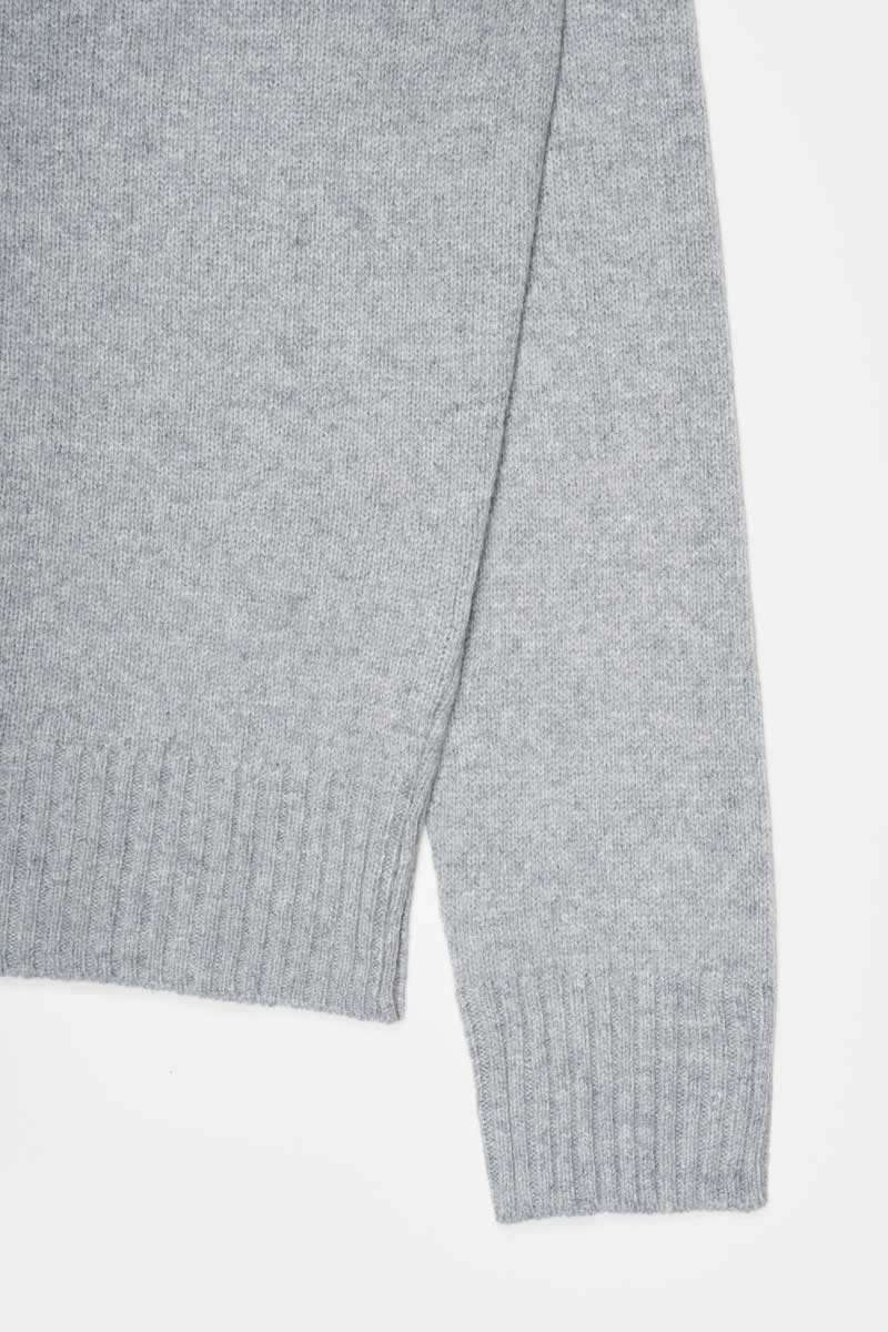 Grigio Calce | Maglia Donna Lana Rigenerata Laura