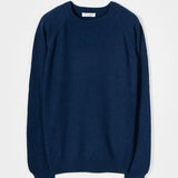 Maglioncino Uomo Lana Extrafine Maglia Girocollo Massimo - Rifò Lab Moda circolare made in Italy
Blu Abisso