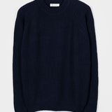 Maglione Uomo Cashmere Rigenerato a Coste Sante- Rifò Lab Moda circolare made in Italy 
