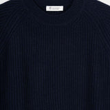 Maglione Uomo Cashmere Rigenerato a Coste Sante- Rifò Lab Moda circolare made in Italy 

