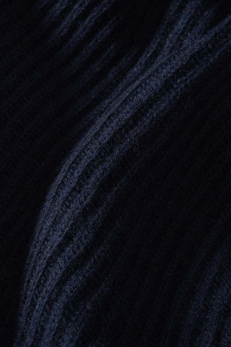 Maglione Uomo Cashmere Rigenerato a Coste Sante- Rifò Lab Moda circolare made in Italy 

