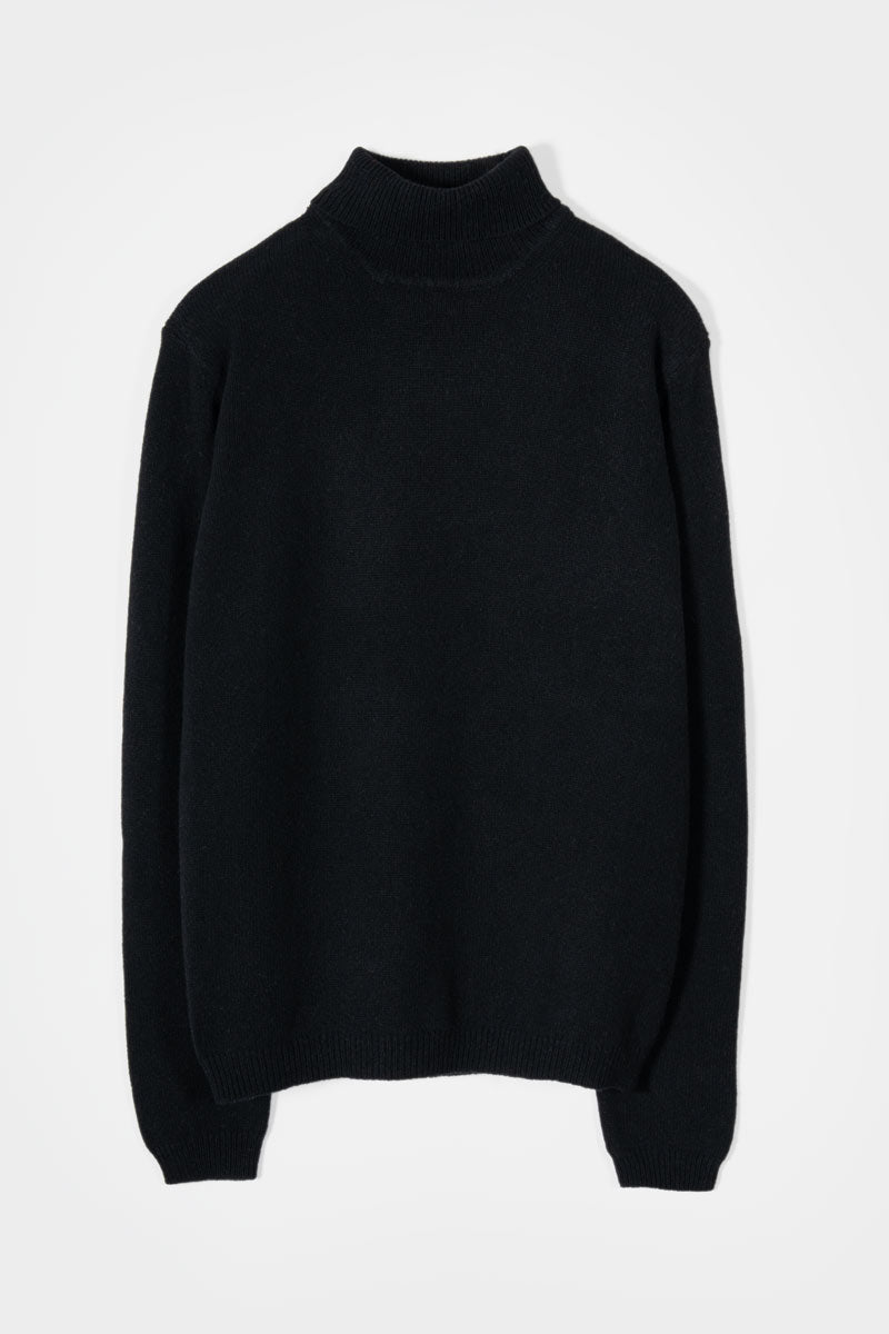 Dolcevita Uomo Cashmere Riciclato Maglione Collo Alto Uomo Dimitri - Rifò Lab Moda circolare made in Italy
Nero Ardesia