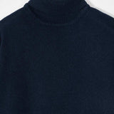 Dolcevita Uomo Cashmere Riciclato Maglione Collo Alto Uomo Dimitri - Rifò Lab Moda circolare made in Italy
Blu Mora