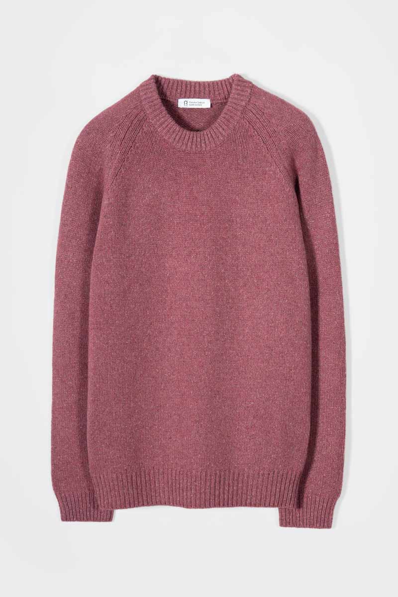 Maglia Cashmere Uomo Donegal Girocollo Biagio - Rifò Lab Moda circolare made in Italy