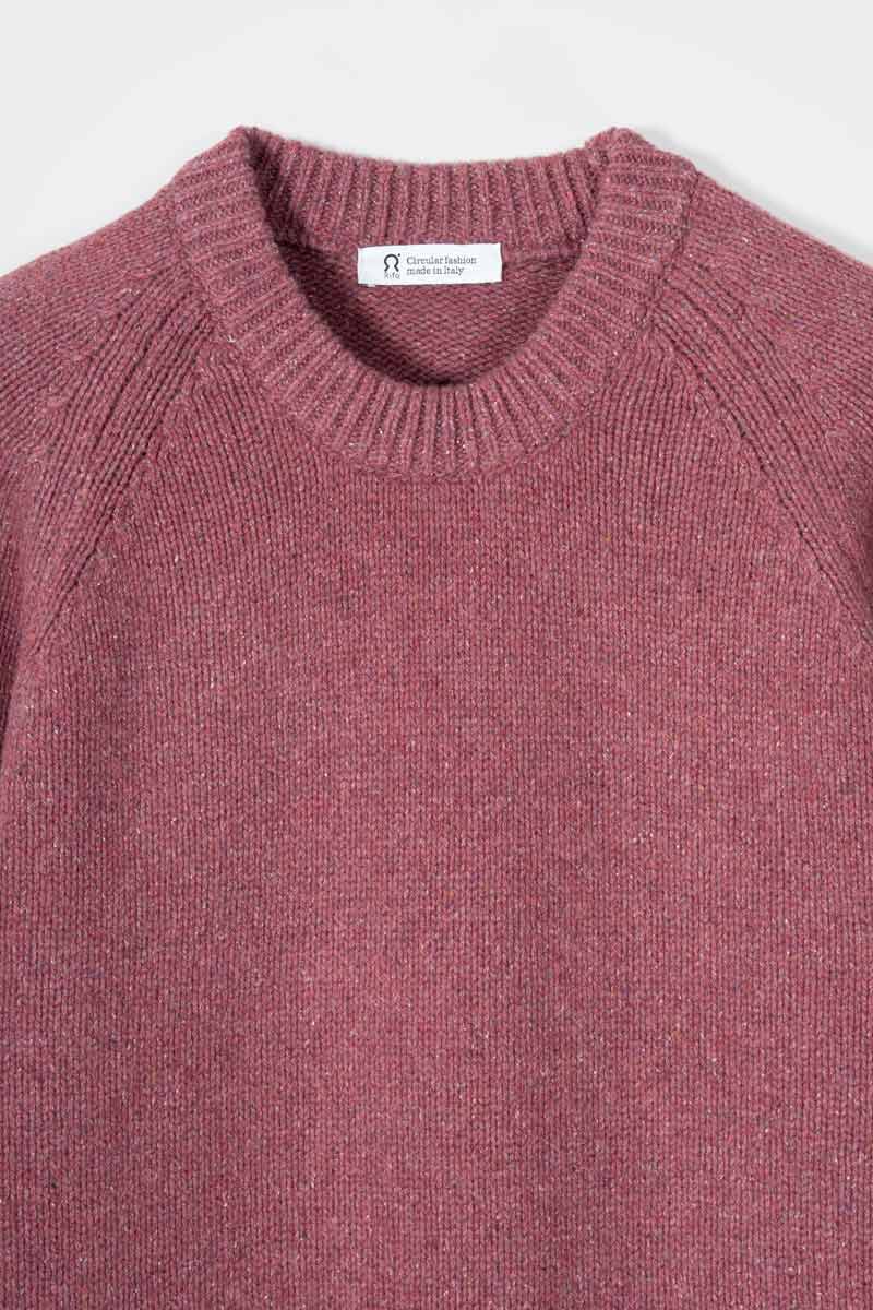 Maglia Cashmere Uomo Donegal Girocollo Biagio - Rifò Lab Moda circolare made in Italy