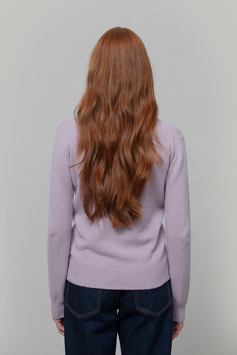 Maglia Collo Alto Cashmere Donna Ada - Rifò moda circolare made in Italy
Lilla Lavanda