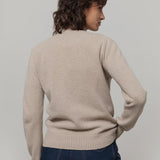 Maglia Collo Alto Cashmere Donna Ada - Rifò moda circolare made in Italy
Beige Sabbia