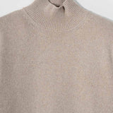 Maglia Collo Alto Cashmere Donna Ada - Rifò moda circolare made in Italy
Beige Sabbia