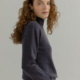 Maglia Collo Alto Cashmere Donna Ada - Rifò moda circolare made in Italy
Blu Violetto