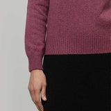 Maglia Collo Alto Cashmere Donna Ada - Rifò moda circolare made in Italy
Rosso Marsala