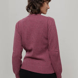 Maglia Collo Alto Cashmere Donna Ada - Rifò moda circolare made in Italy
Rosso Marsala