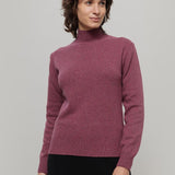 Maglia Collo Alto Cashmere Donna Ada - Rifò moda circolare made in Italy
Rosso Marsala
