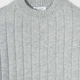 Maglione Alpaca Lana Donna Grigio Atena - Rifò Lab Moda circolare made in Italy