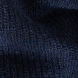 Maglione Uomo Alpaca Riciclata Blu Silvano - Rifò Lab Moda circolare made in Italy