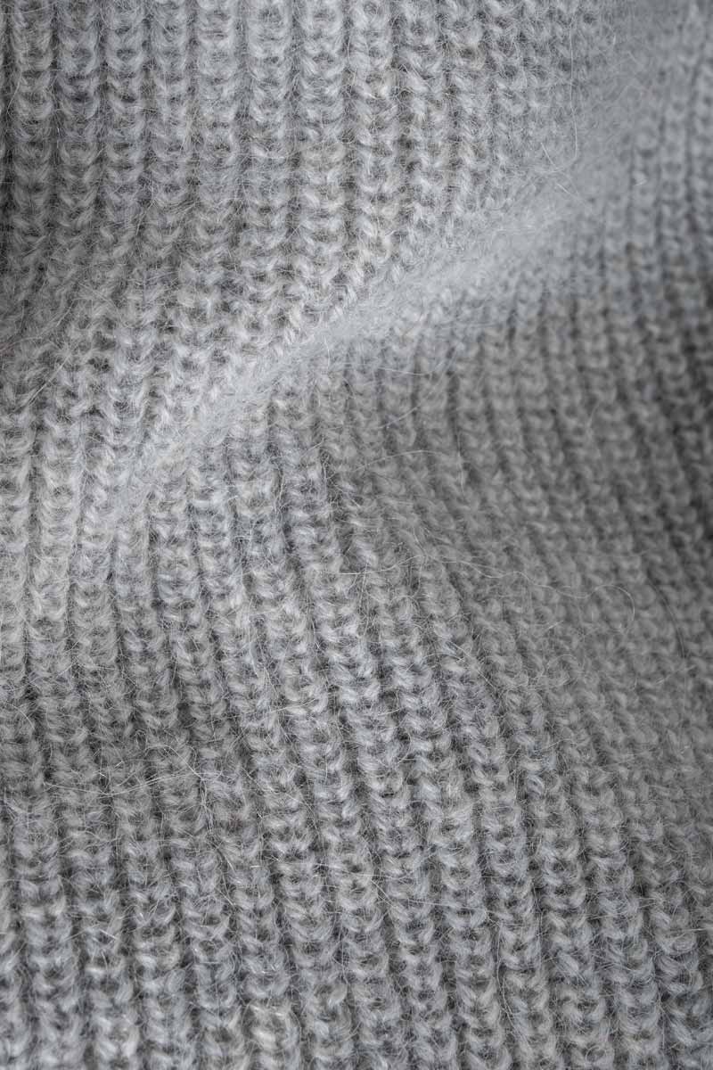 Maglione Uomo Alpaca Riciclata Grigio Silvano - Rifò Lab Moda circolare made in Italy