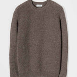 Maglione Uomo Alpaca Riciclata Marrone Silvano - Rifò Lab Moda circolare made in Italy