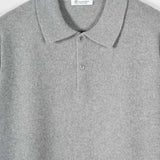 Maglione Polo Uomo Cashmere Riciclato Bernardo - Rifò Lab Moda circolare made in Italy
Grigio Calce
