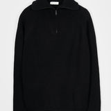 Maglione con Zip Uomo Lana Rigenerata Stefano - Rifò Lab Moda circolare made in Italy