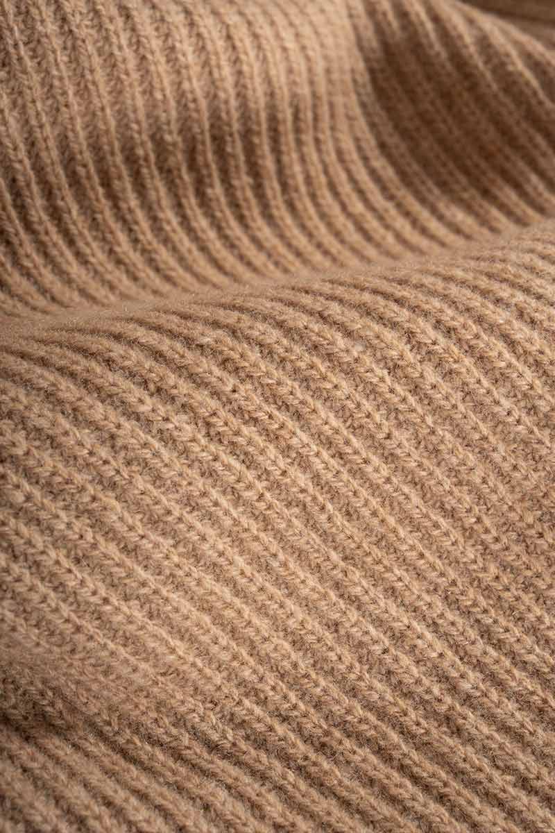 Maglione con Zip Uomo Lana Rigenerata Stefano - Rifò Lab Moda circolare made in Italy