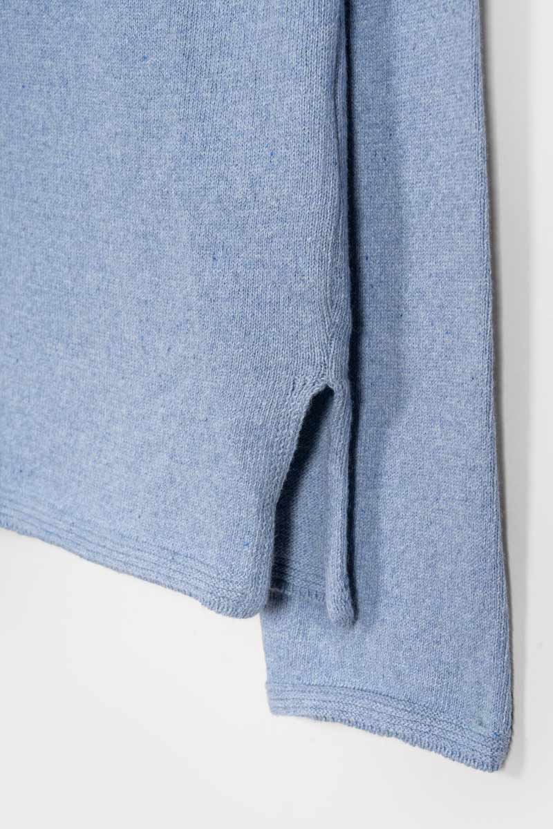 Maglia Donna Cotone Rigenerato Aura Blu