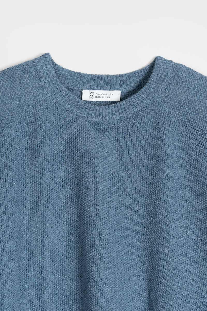 Maglia Donna Denim Rigenerato Alice Blu Atlantico