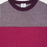 Maglia Unisex Cashmere Rigenerato Zero Waste Trio Viola Melanzana