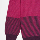 Maglia Unisex Cashmere Rigenerato Zero Waste Trio Viola Melanzana