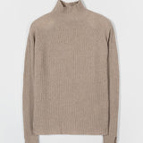 maglia-costine-cashmere-rigenerato-donna-euridice-beige - Rifò Lab Moda circolare made in Italy 