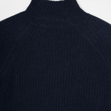 maglia-costine-cashmere-rigenerato-donna-euridice-blu - Rifò Lab Moda circolare made in Italy 