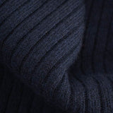 maglia-costine-cashmere-rigenerato-donna-euridice-blu - Rifò Lab Moda circolare made in Italy 