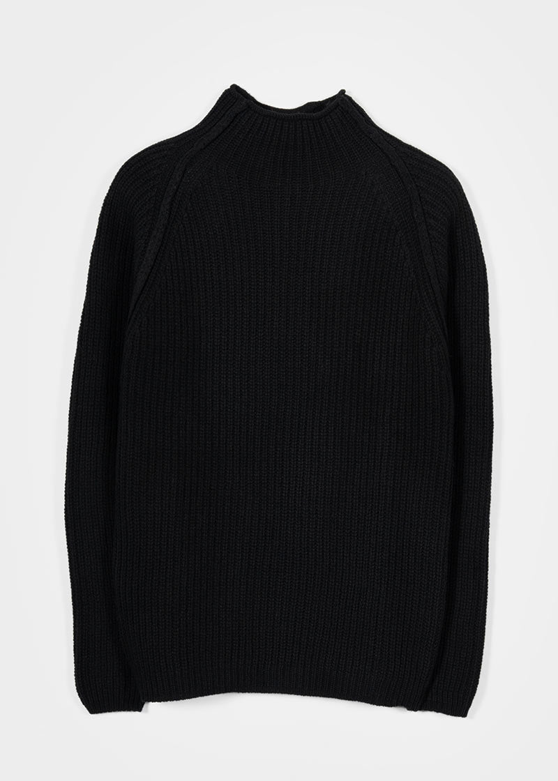 Maglione Collo Alto Unisex Lana Rigenerata Corrado - Rifò Lab Moda circolare made in Italy