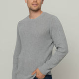 Grigio Calce | Maglia Uomo Cashmere Rigenerato Carlo