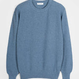 Blu Atlantico | Maglioncino leggero cotone jeans rigenerato