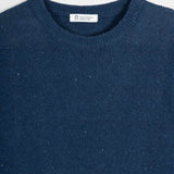 Blu Baltico | Maglioncino leggero cotone jeans rigenerato